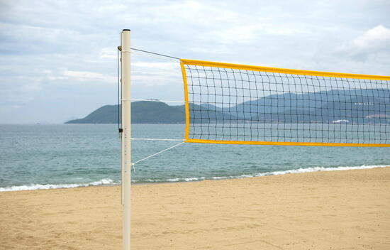 Beachvolleyball-Pfosten pro - verzinkter Stahl 90mm PowerShot
