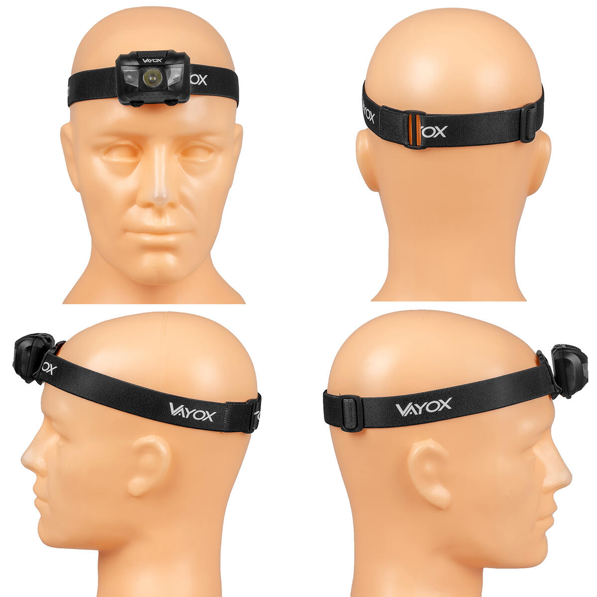 Lanterna frontal Vayox VA0178, 100lm, a pilhas 3/7