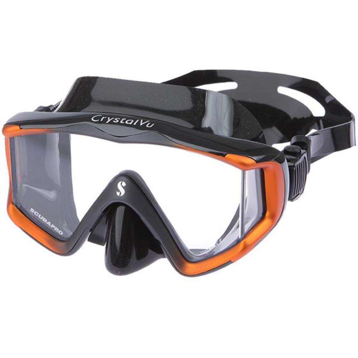 Masca CRYSTAL VU Black 2/3