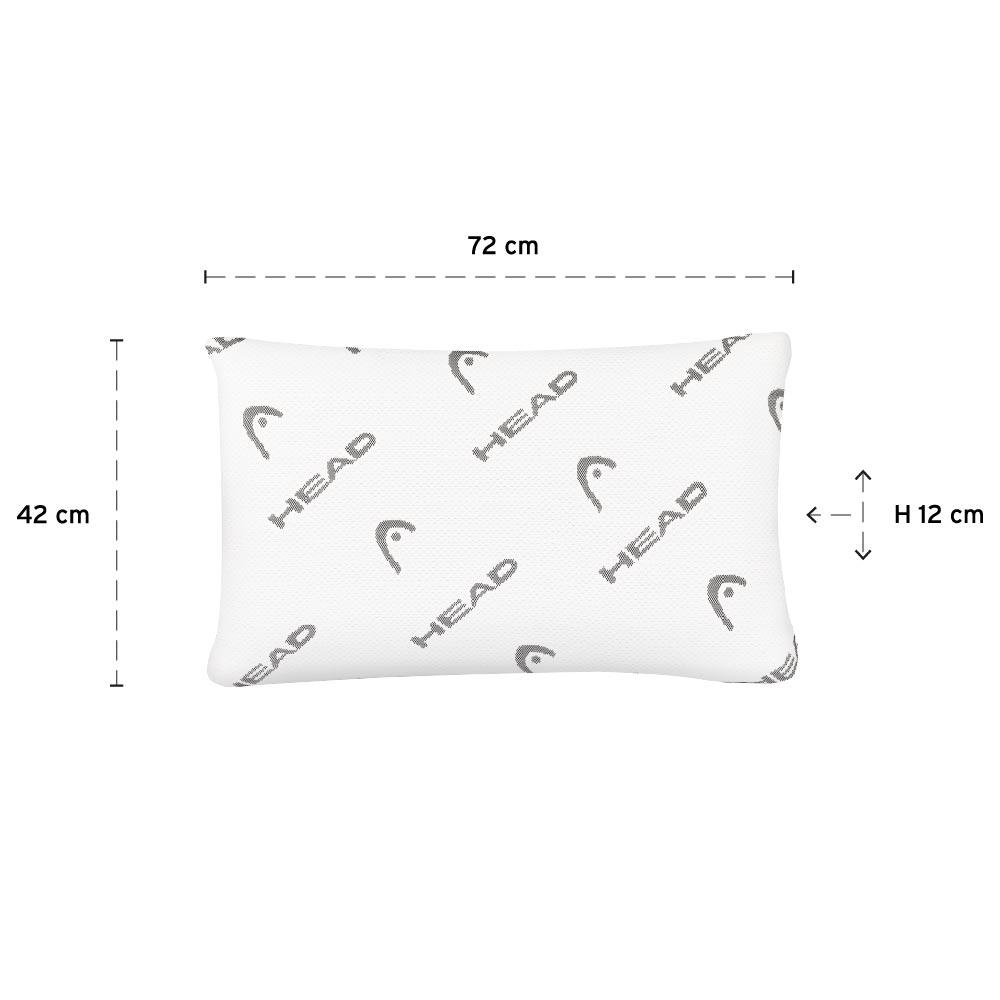 Guanciale in memory foam, Fodera in tessuto con filato CoolMax® 2/2
