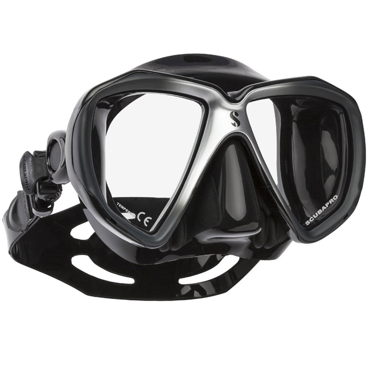 Masca Scubapro - SPECTRA Black, Argintiu