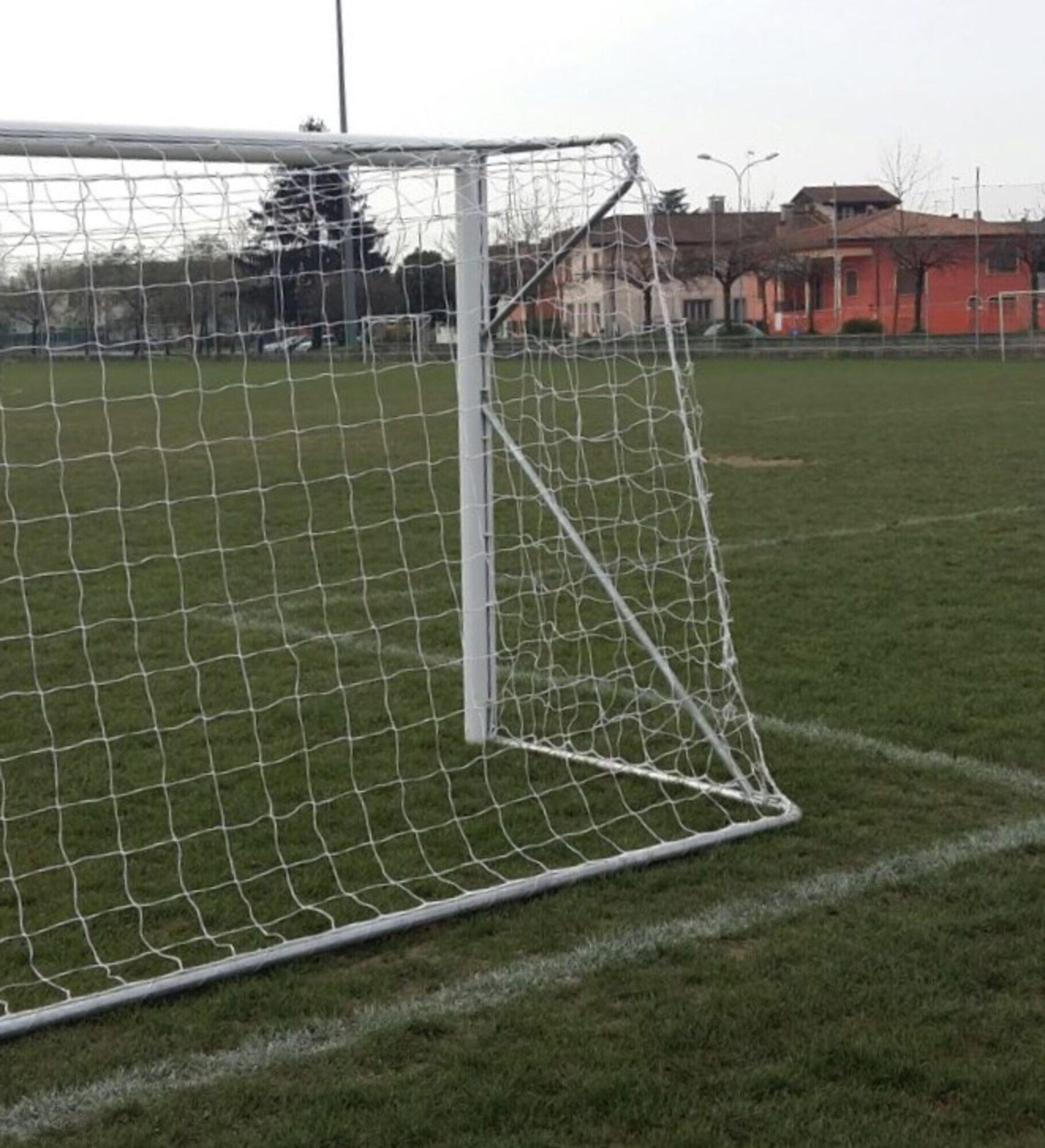 Porta da calcio a 7 trasportabile 6 x 2,1 m - Alluminio 5/7