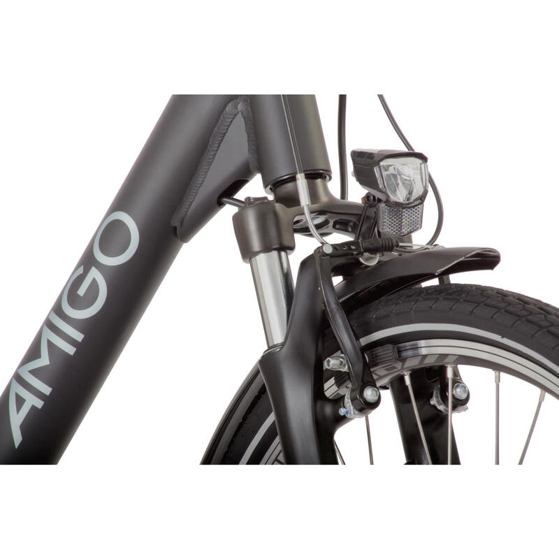 AMIGO Vélo de ville électrique E-Altura D2 28 Pouces 49 cm Femme 7SP V-Brake