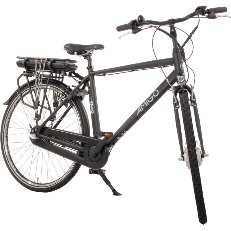 AMIGO Elektrische Stadsfiets E-Faro S1 28 Inch 53 cm Heren 3V V-Brakes Matzwart