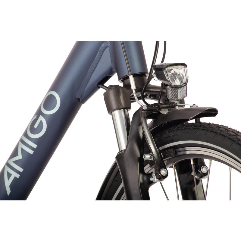 AMIGO Vélo de ville électrique E-Faro S2 28 Pouces 49 cm Femme 7SP Rollerbrakes