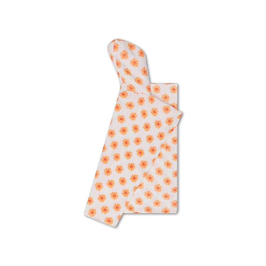Swim Essentials | Accappatoio Fiori poncho idrofilo multicolore 50 x 50 cm 2/2
