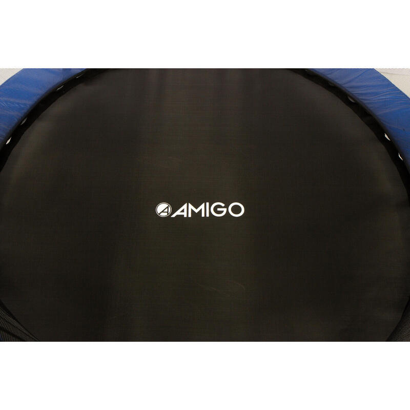 AMIGO Basic trampoline avec filet de sécurité et échelle 244 cm bleu