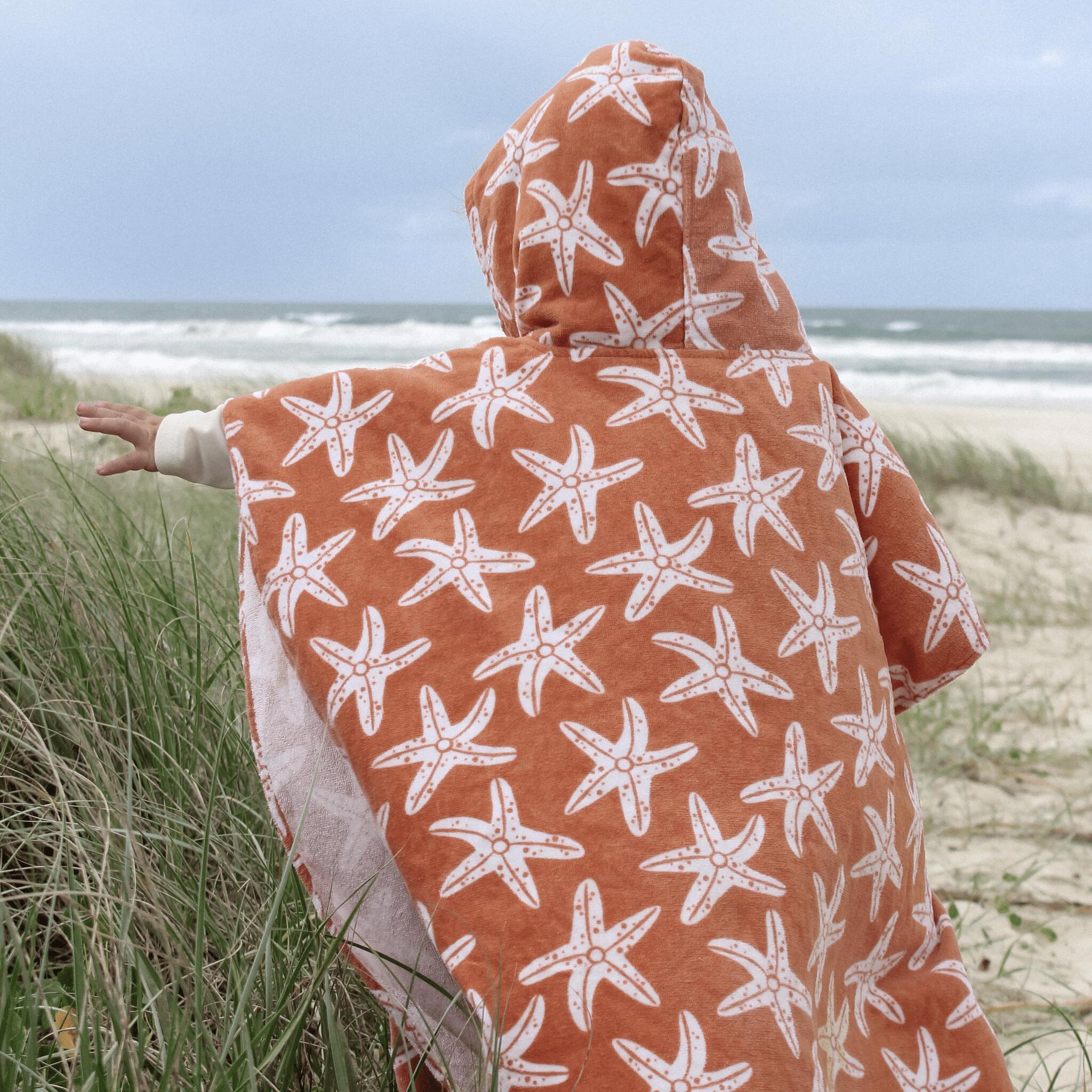 Poncho da Spiaggia Stelle Marine 65 x 65 cm 2/4