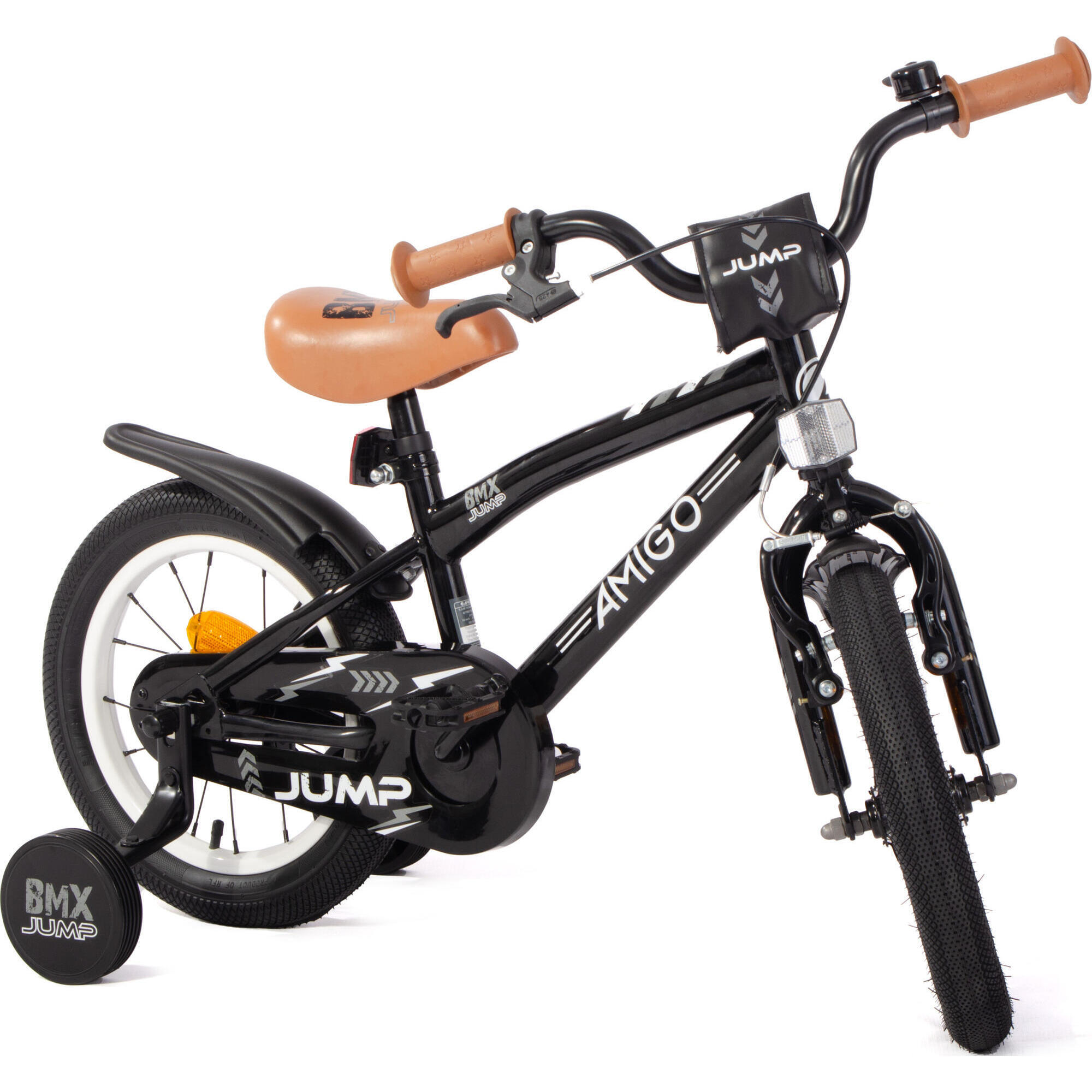 AMIGO Velo garcon BMX Jump 14 Pouces 22 5 cm Garcon Frein a retropedalage AMIGO Decathlon