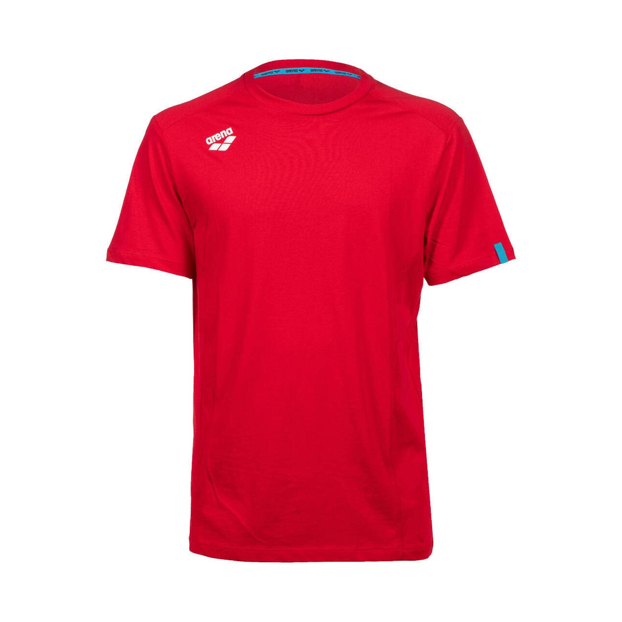 Arena - T-shirt Arena Team Panel - T-shirt Manches Courtes - Rouge - 42 M/l - Decathlon