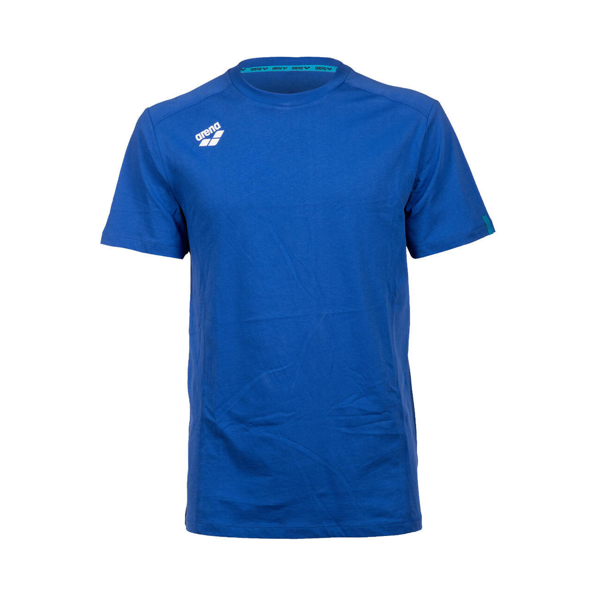 Arena - T-shirt Arena Team Panel - T-shirt Manches Courtes - Bleu - 40 M - Decathlon