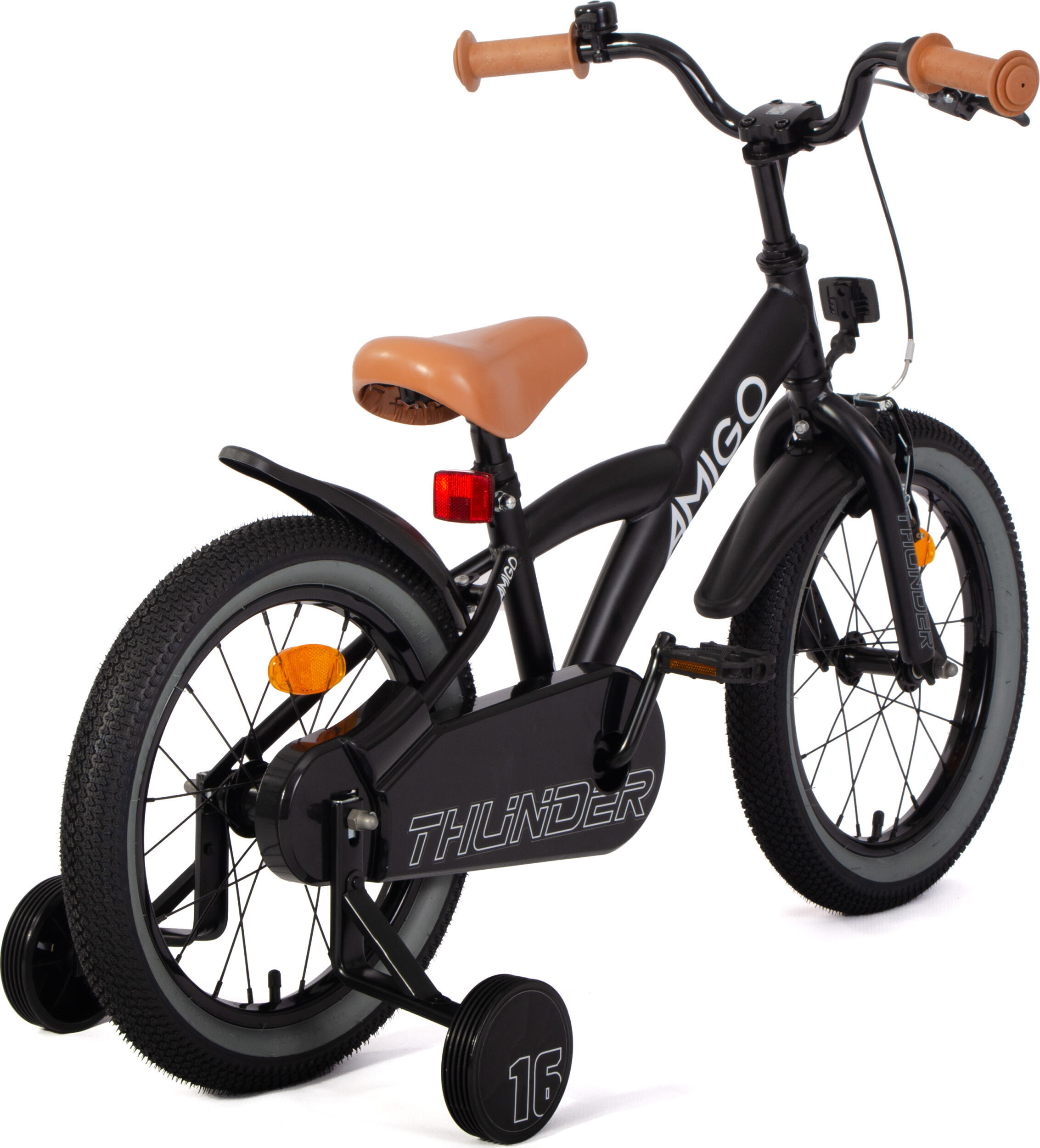 AMIGO Vélo garçon Thunder 16 Pouces 23,5 cm Garçon Frein à rétropédalage 6/7