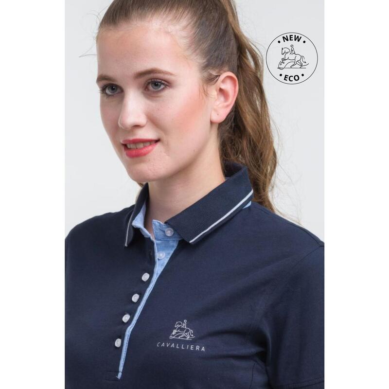 Funktional Reit Poloshirt mit Baumwollebasis - LONDON, Reitbekleidung