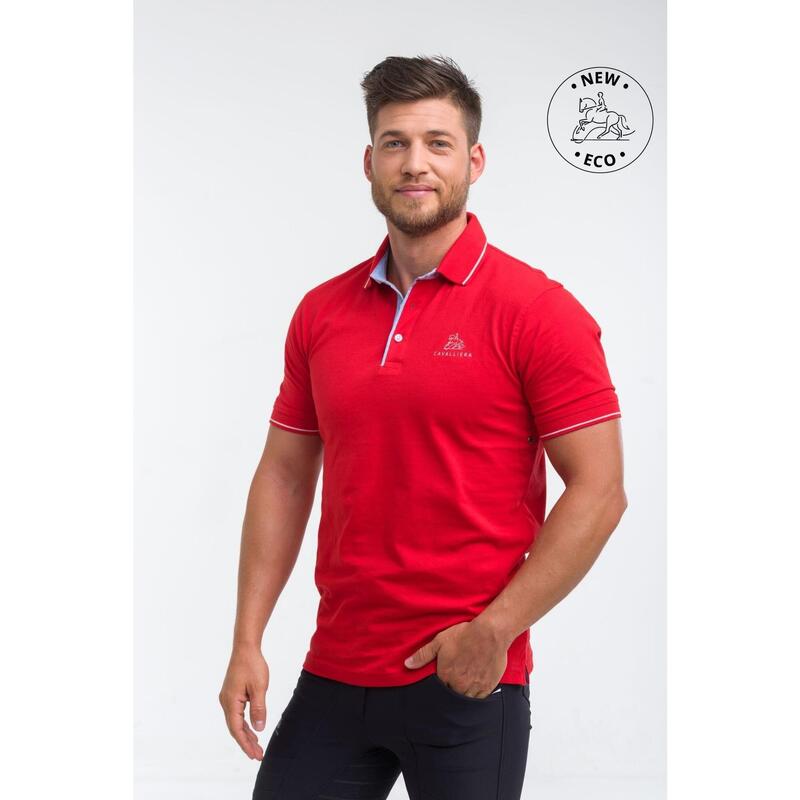 Funktional Reitt Poloshirt mit Baumwollebasis - LONDON MAN, Reitbekleidung