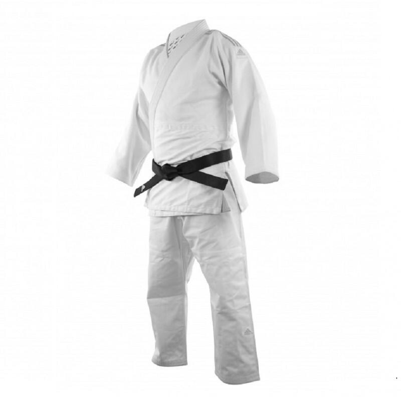 Adidas judopak J690 Quest met blauwe strepen