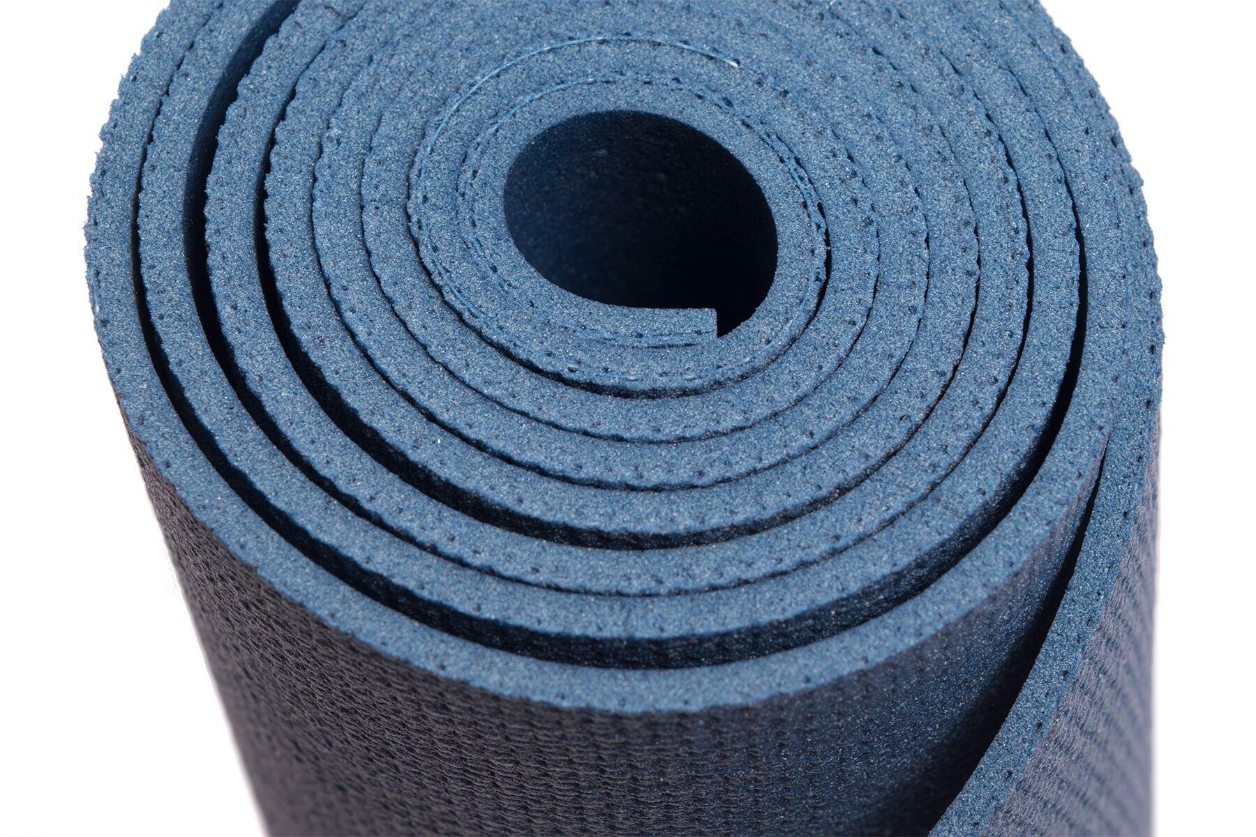 Lotus Yogamat studio blauw extra lang en breed 4/5