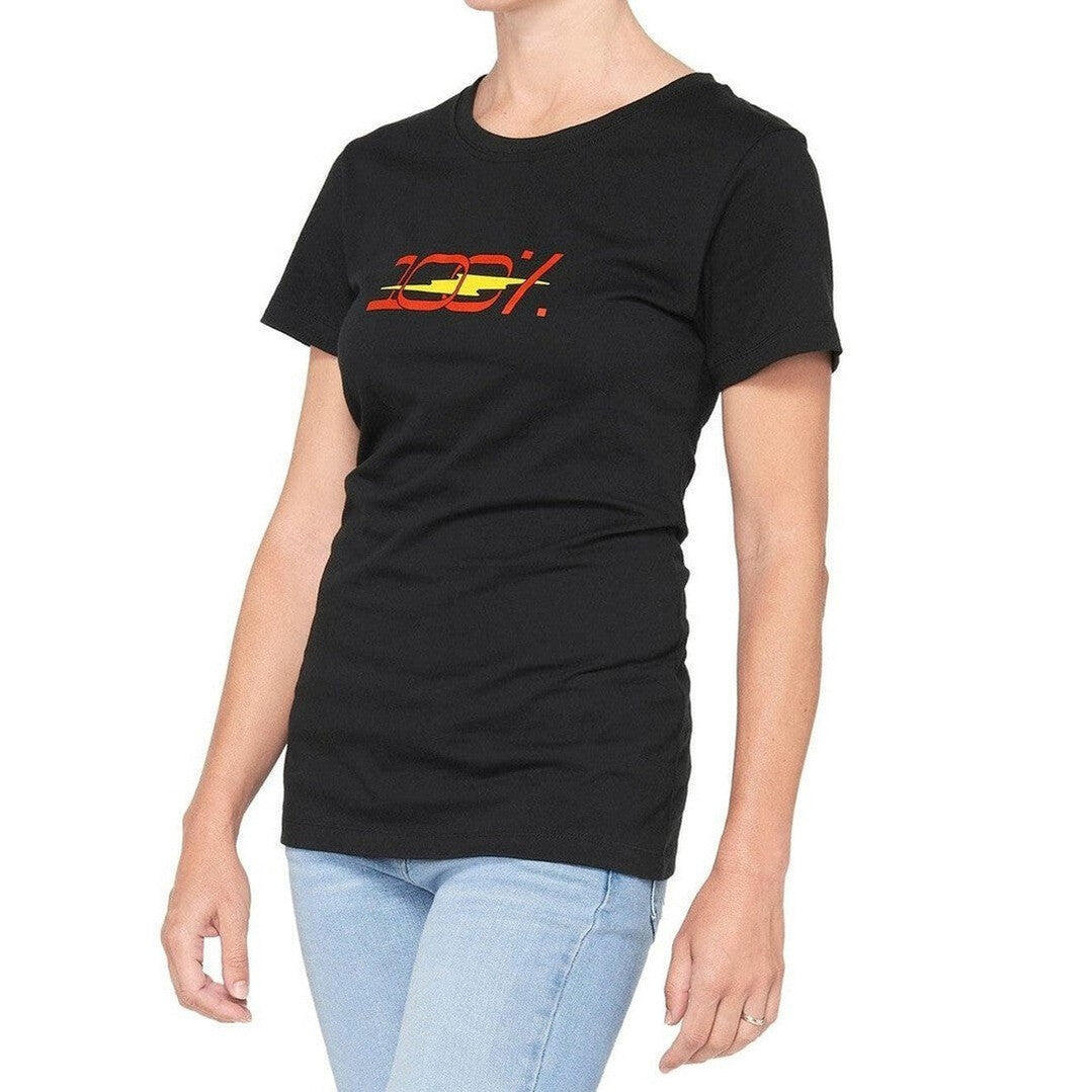 100 Percent JOSHUA Women's Crewneck T-Shirt Black