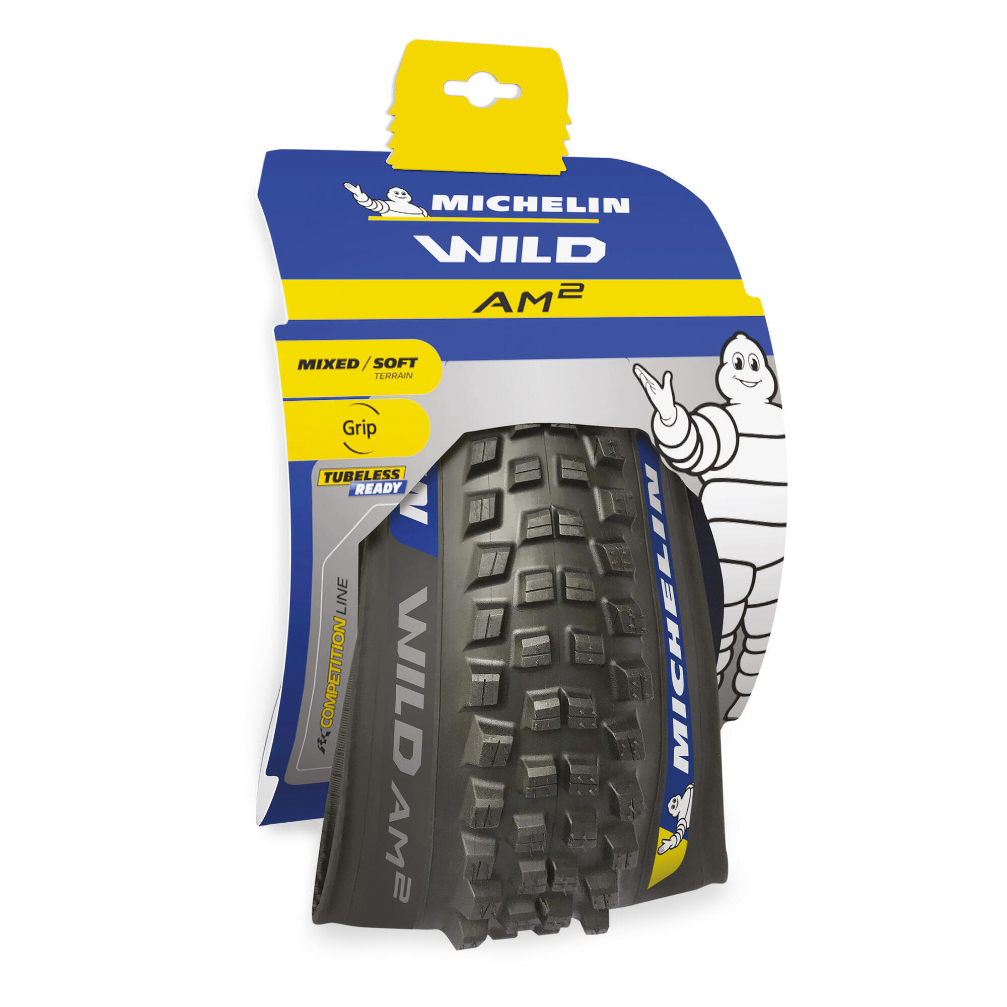 MTB tire Michelin wild AM2 competition tubeless and tubetype TS VAE