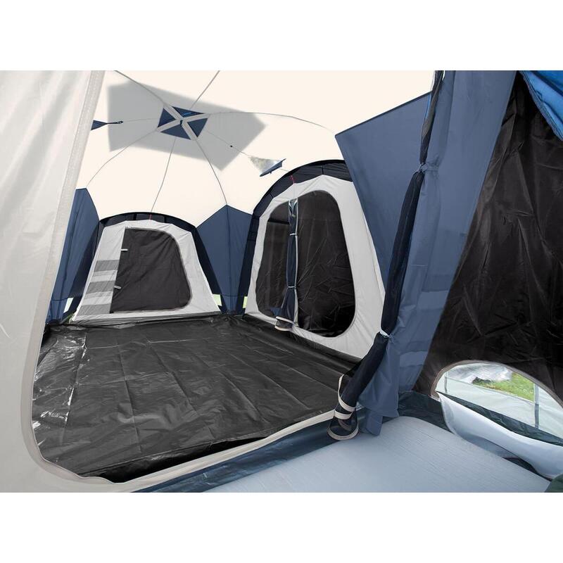 Familie koepeltent Nimbus 8 Sleeper - Tent 8 personen - 3 zwarte slaapcabines