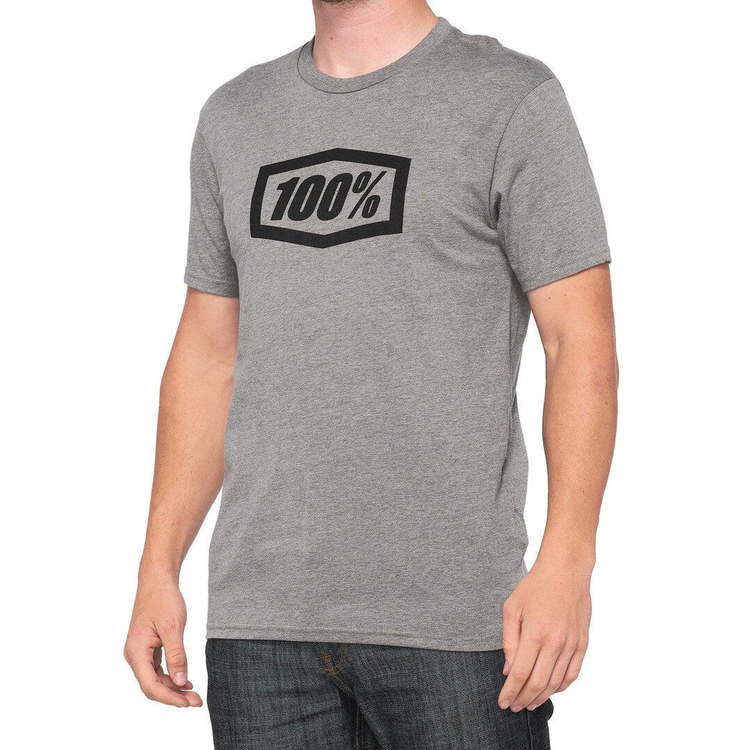 100 Percent ICON T-Shirt Gunmetal Heather