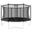 Trampolino+rete di sicurezza BERG Favorit Regular Round 380 Antracite