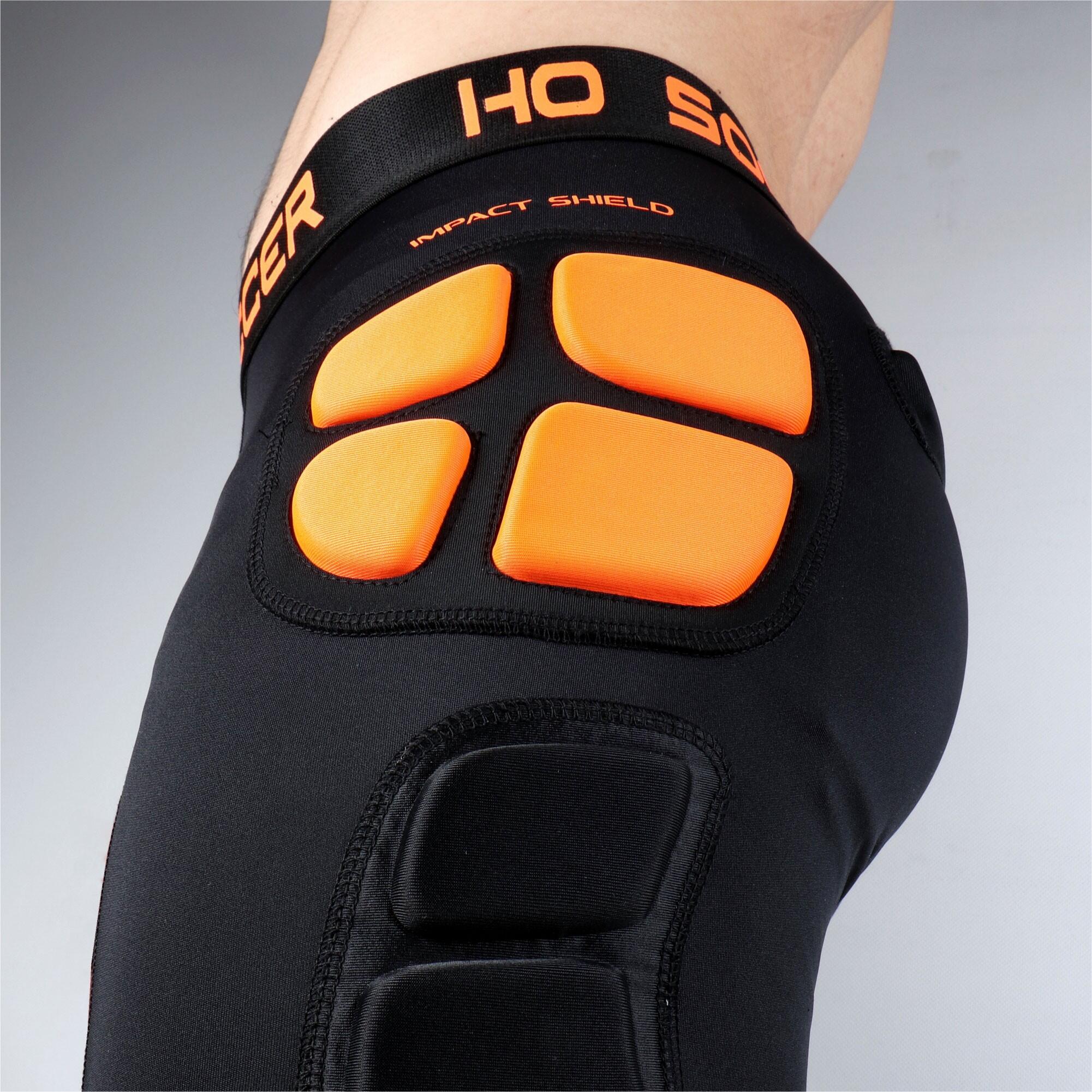 Pantalón corto de portero con protecciones Impact Shield Ho Soccer Adulto Negro 6/7