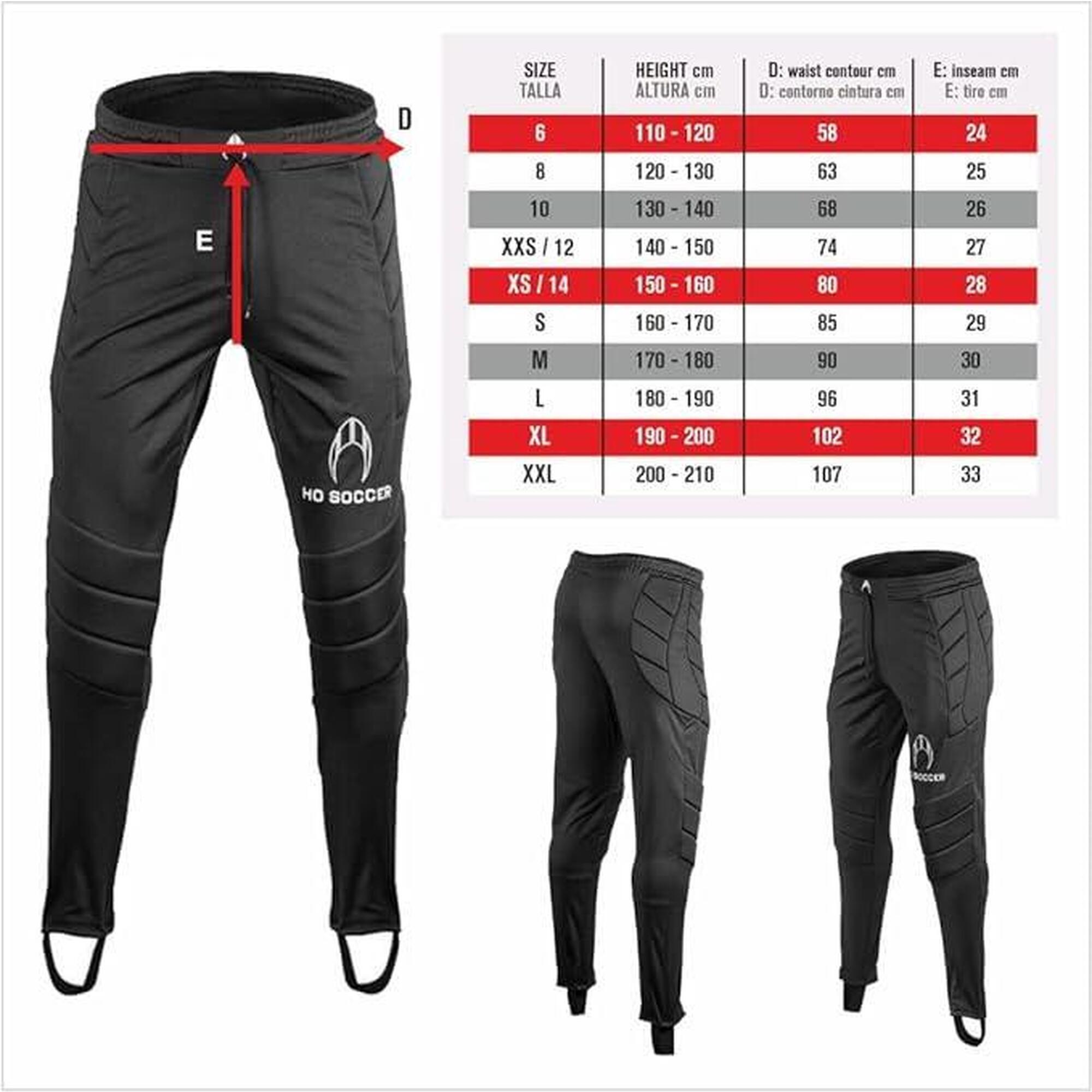 Pantalón corto de portero con protecciones Impact Shield Ho Soccer Niño Negro