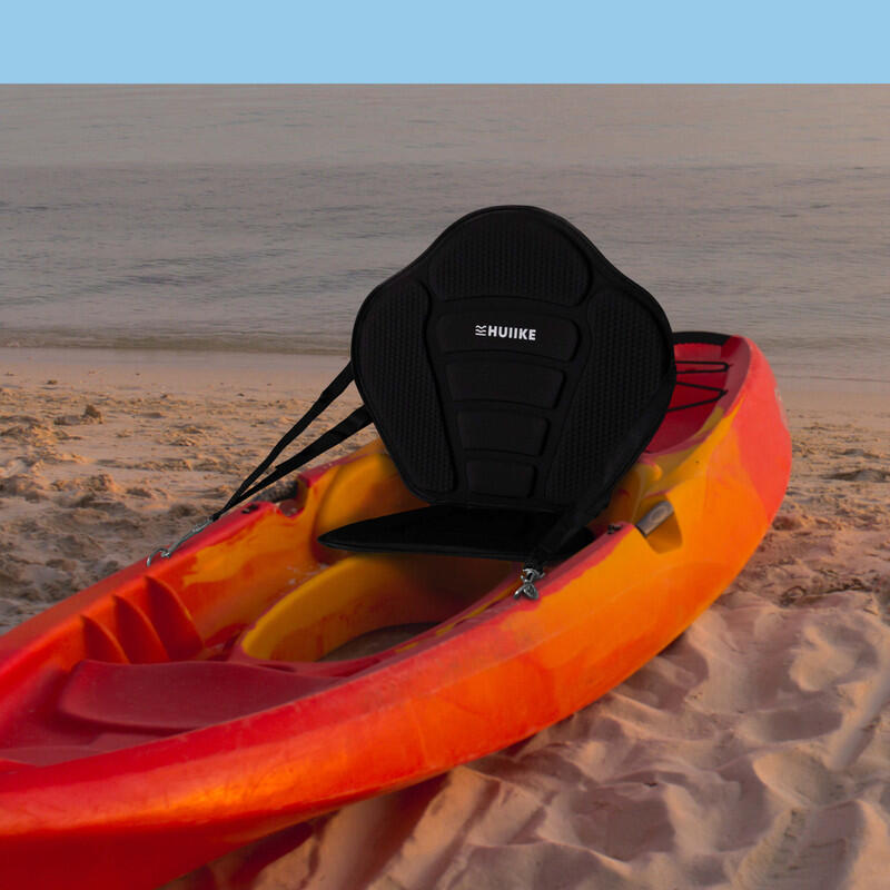 Kayak and Paddle Board Seat Adjustable, HUIIKE, Black, Padded, Standard ...