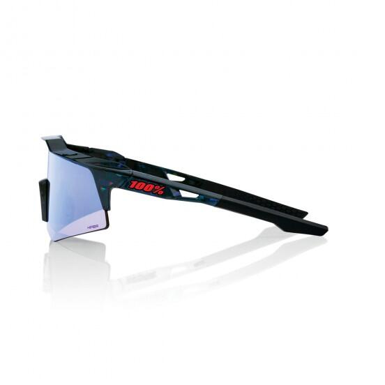 Brille Speedcraft XS -Black Holographic -HiPER Blue Multilayer Mirror Lens 3/3