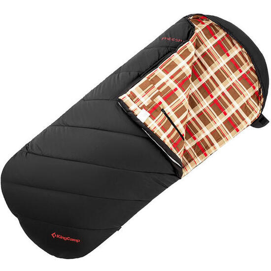 Deckenschlafsack Freespace 300 Winter Schlafsack XL Breit Baumwolle -13