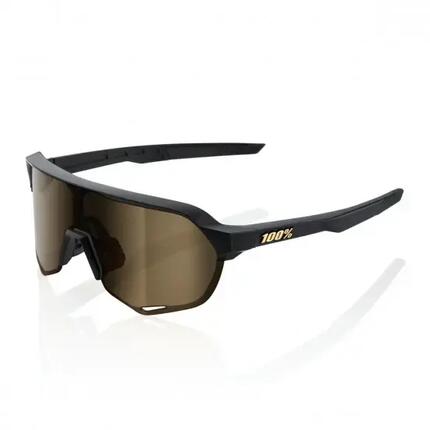 Brille S2 Matte Black-Soft Gold Mirror Lens