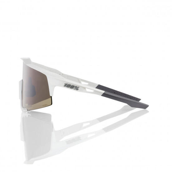 Brille Speedcraft Matte White-HiPER Silver Mirror Lens 3/4