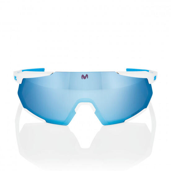 Brille Racetrap 3.0 Movistar Team White-HiPER