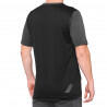 Maillot de manga corta Ridecamp 100% Negro / Gris Carbón 2/7
