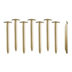 Tente Piquets 8 x T-Peg Camping Crochets Outdoor Ancrage au sol acier