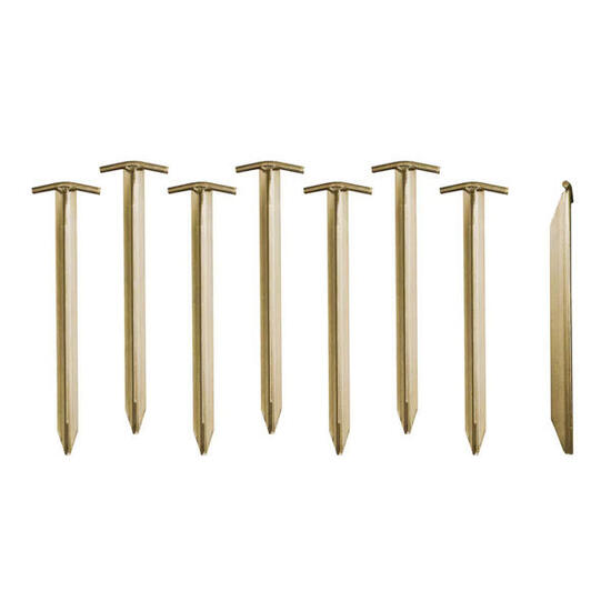 Zelt Heringe 8 x T-Peg Camping Haken Heringe Outdoor Bodenanker Stahl