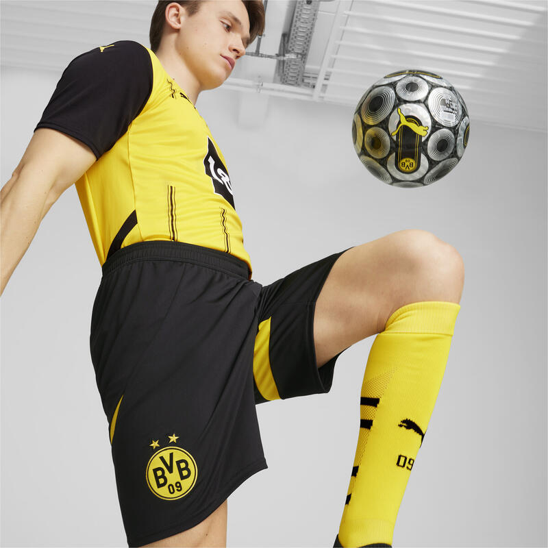 Pantaloni scurți Borussia Dortmund 24/25 Masculin PUMA Black Faster Yellow