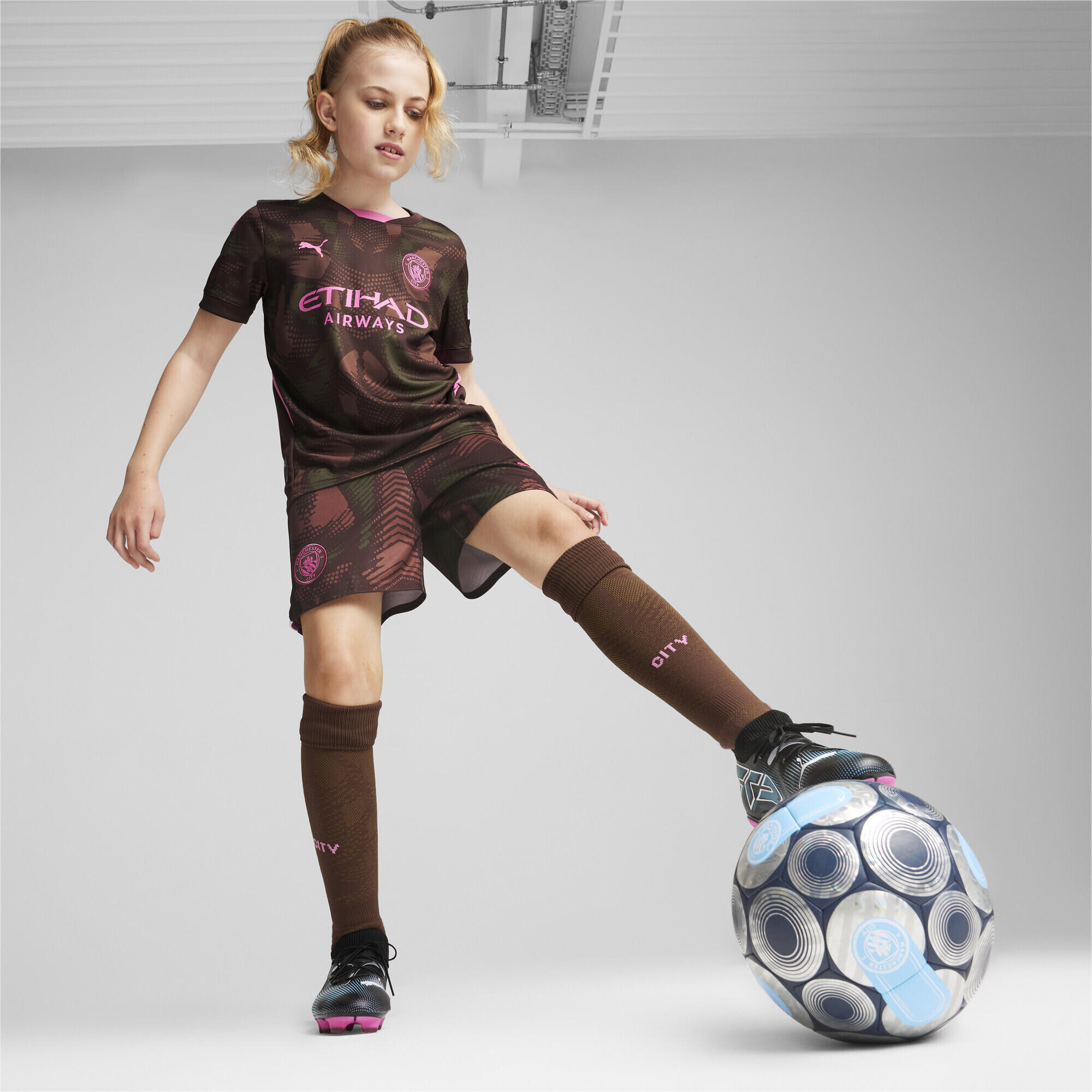 Short de gardien de but 24/25 Manchester City Enfant et Adolescent PUMA 4/7