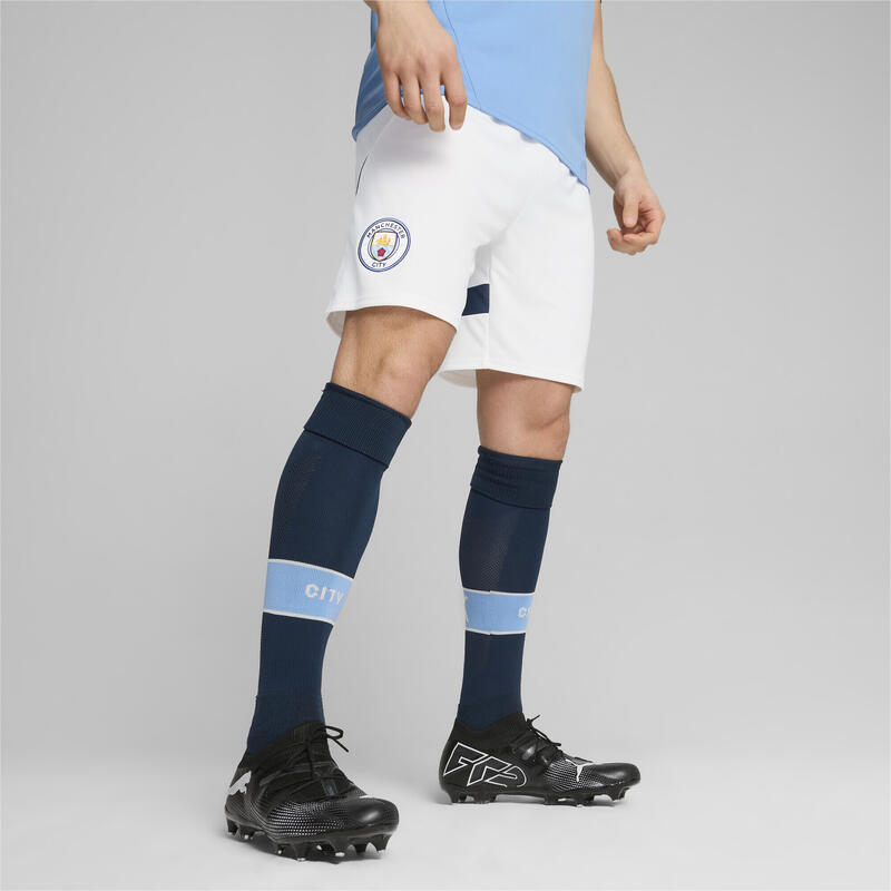 Pantaloni scurți Manchester City 24/25 bărbați PUMA White Marine Blue