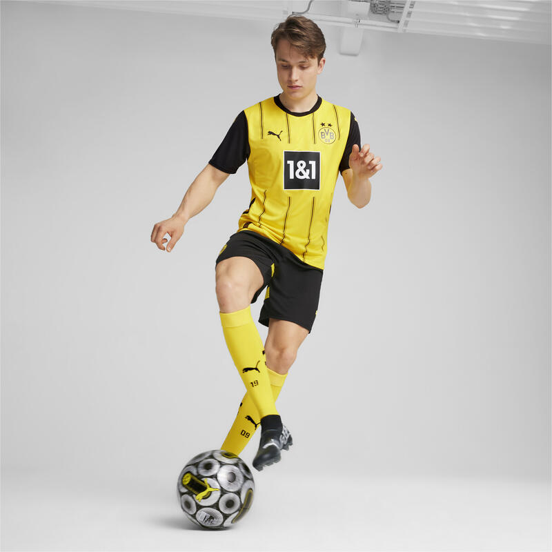 Pantaloni scurți Borussia Dortmund 24/25 Masculin PUMA Black Faster Yellow