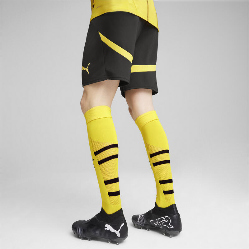 Shorts Borussia Dortmund 24/25 da uomo PUMA Black Faster Yellow