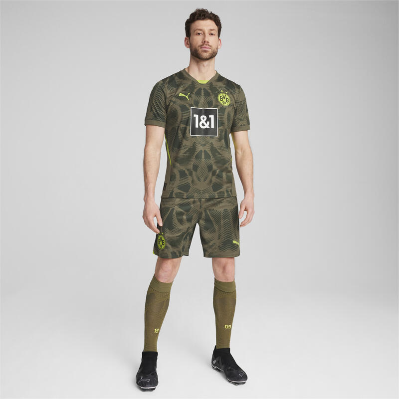 Shorts da portiere Borussia Dortmund 24/25 da uomo PUMA Olive Drab Myrtle Green