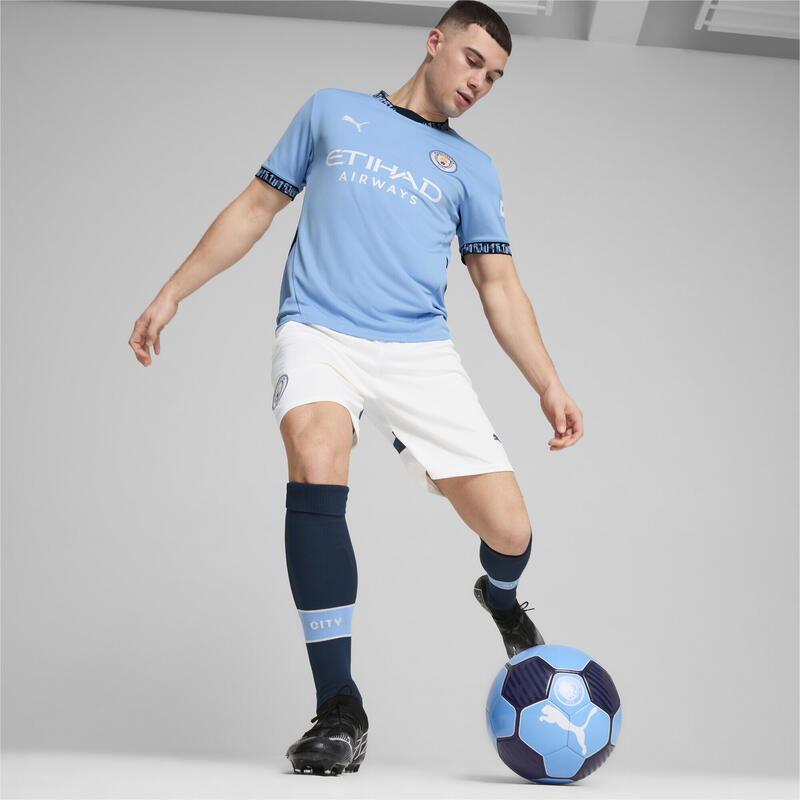 Short 24/25 Manchester City Homme PUMA White Marine Blue