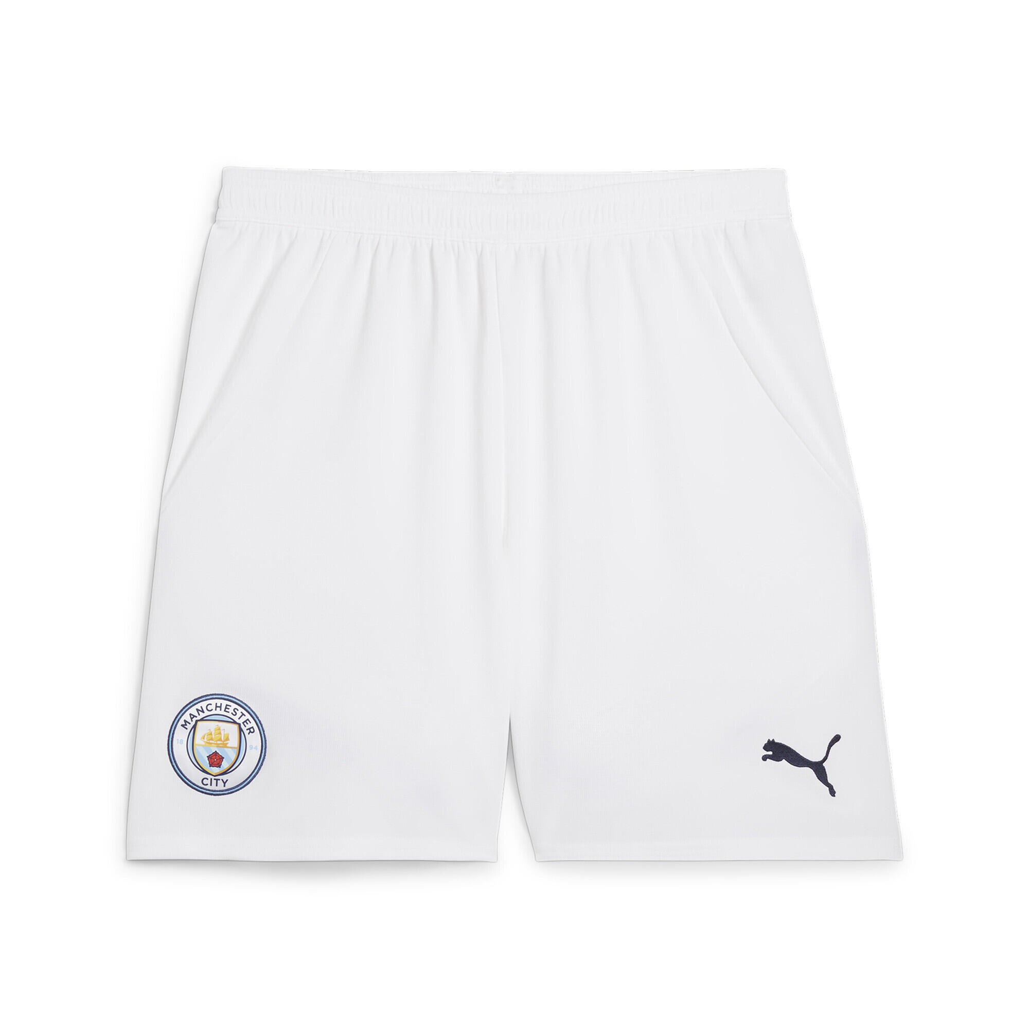 PUMA Pánské sportovní kraťasy Manchester City 24/25 PUMA White Marine Blue