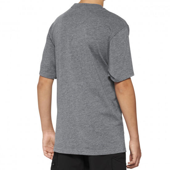 Camiseta 100% Icon Niño Gris Heather 2/2
