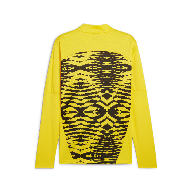 Haut d'avant-match à 1/4 zip Borussia Dortmund Homme PUMA Faster Yellow Black