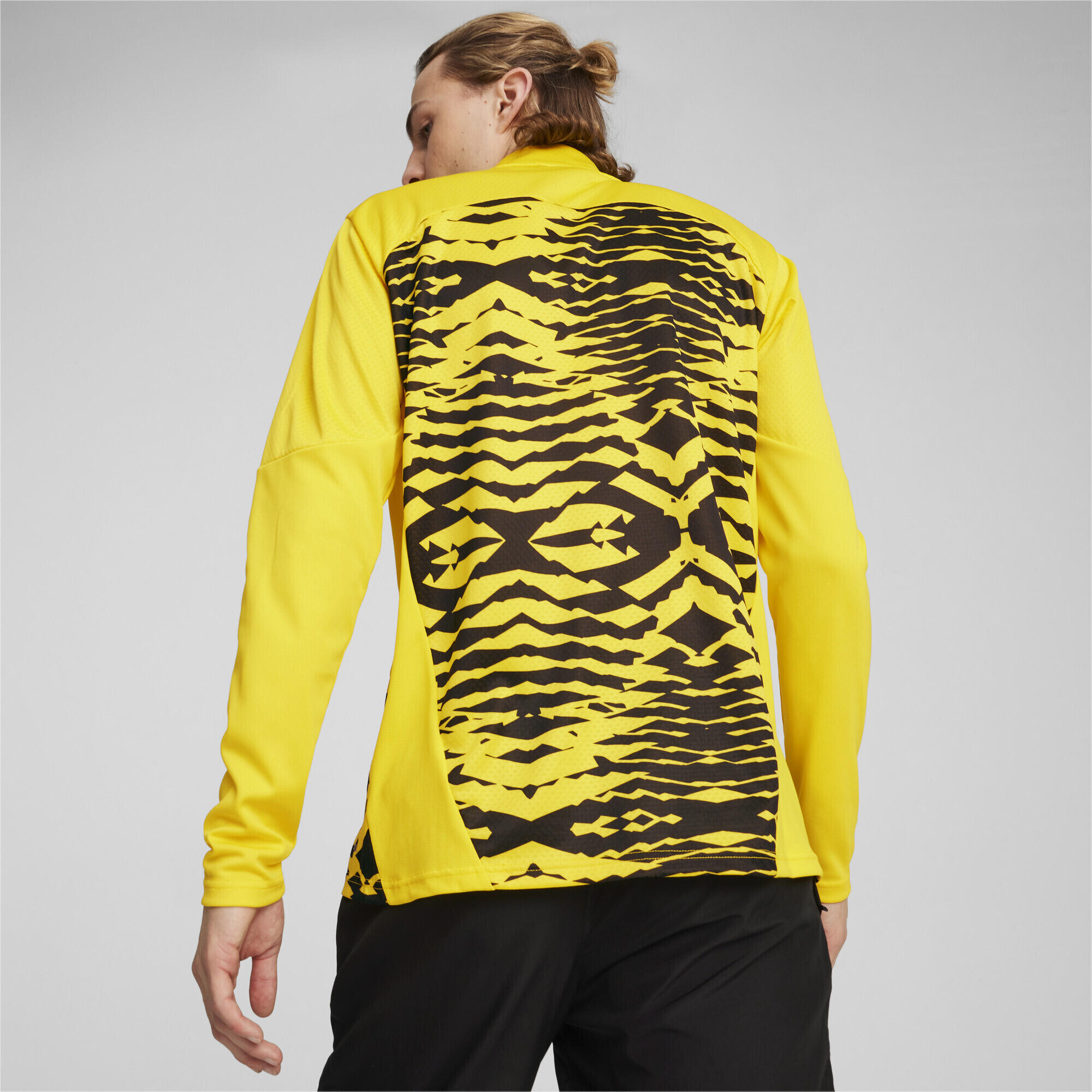 Maglia pre-partita con zip a un quarto Borussia Dortmund da uomo PUMA 5/7