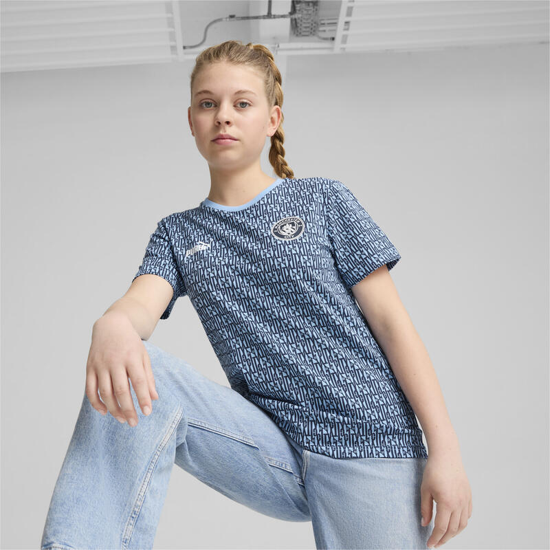 Manchester City ftblCULTURE T-shirt met all-over-print voor jongeren PUMA