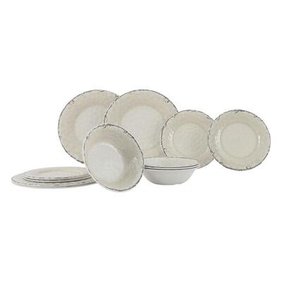 Servies 12-delig serviessets beige