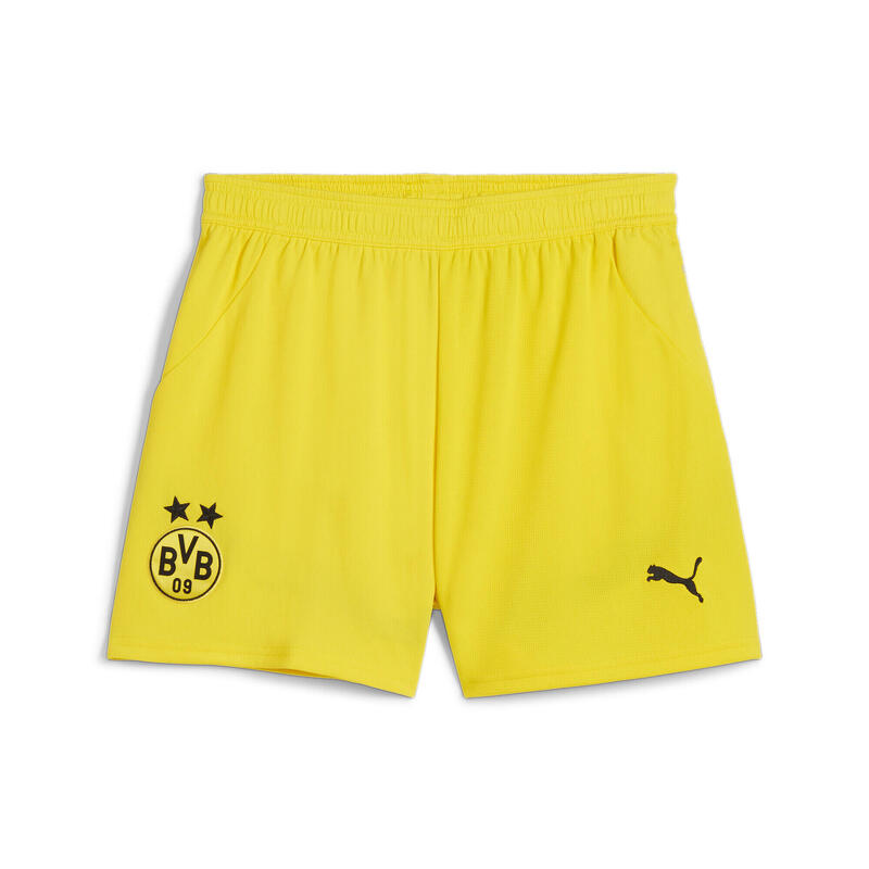 Shorts Borussia Dortmund 24/25 da donna PUMA Faster Yellow Black